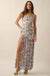 Fresh Petals Strapless Floral Mesh Maxi Dress - ShopPromesa