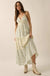 Meadow Garden Floral Gauze Tie-Back Maxi Dress - ShopPromesa