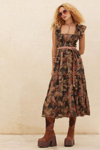 Imagine That Abstract-Print Tiered Midi Dress - ShopPromesa