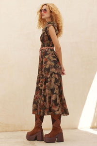 Imagine That Abstract-Print Tiered Midi Dress - ShopPromesa