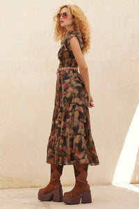 Imagine That Abstract-Print Tiered Midi Dress - ShopPromesa
