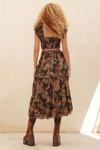Imagine That Abstract-Print Tiered Midi Dress - ShopPromesa