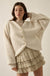 Soft Serenity Fleece Button-Up V-Neck Cardigan - ShopPromesa