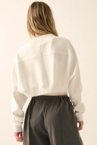 Premium Scuba Open-Front Shrug Cardigan - ShopPromesa