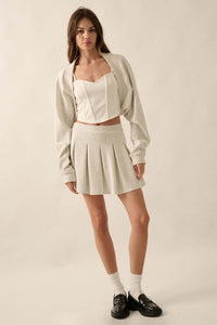 Premium Scuba Open-Front Shrug Cardigan - ShopPromesa