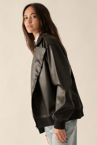 Enjoy the Ride Vegan Leather Motorcycle Jacket - ShopPromesa