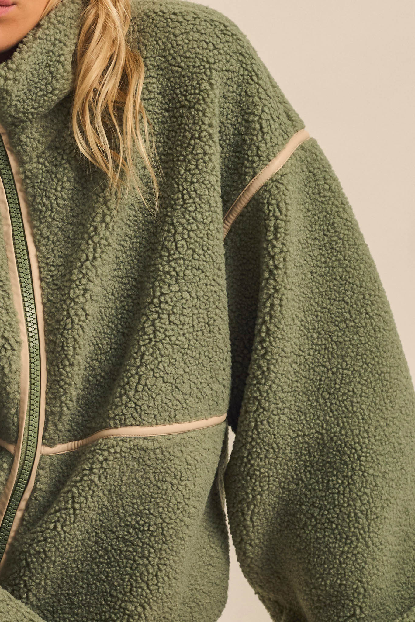 Warming Up Sherpa Fleece Zip-Front Jacket - ShopPromesa