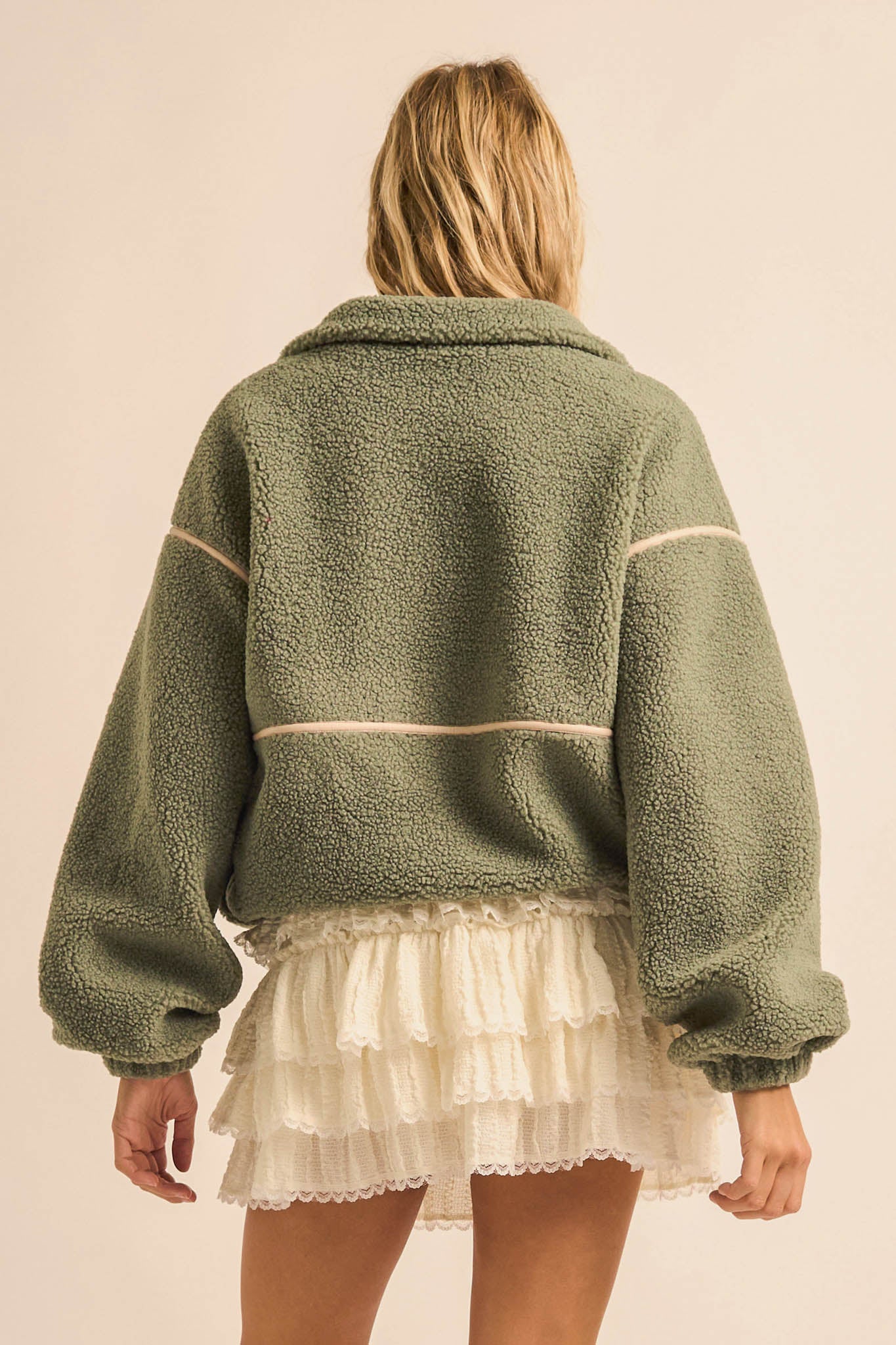 Warming Up Sherpa Fleece Zip-Front Jacket - ShopPromesa