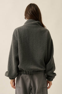 Blooming Hills Floral-Embroidered Fleece Jacket - ShopPromesa