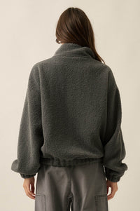 Blooming Hills Floral-Embroidered Fleece Jacket - ShopPromesa
