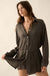 Nine to Five Matte Satin Button-Up Shirt Romper