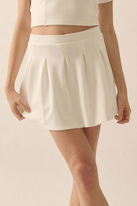 Premium Scuba Pleated Tennis Skort - ShopPromesa