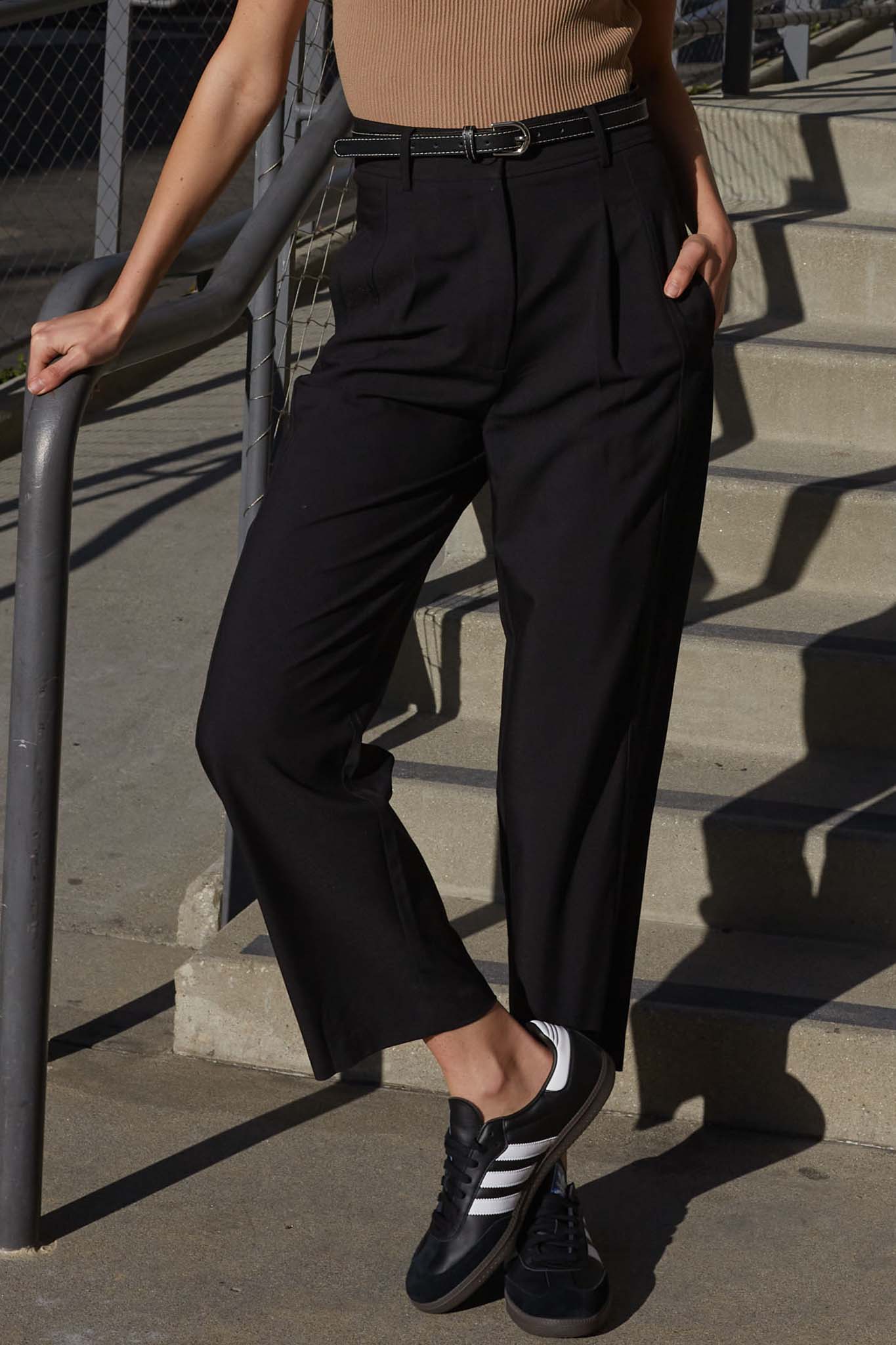 Vision Statement Pleat-Front Peg Pants - ShopPromesa