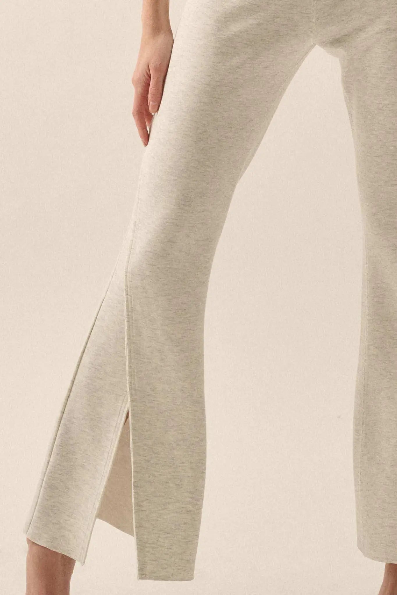Premium Scuba Split-Leg Flare Pants
