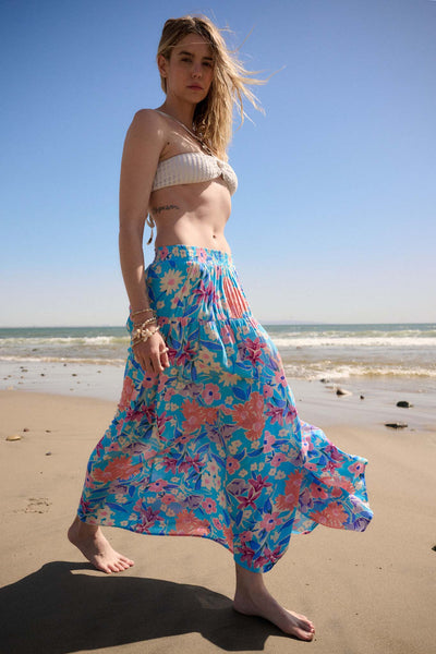 Grow with the Flow Floral Crepe Wrap Maxi Skirt - ShopPromesa