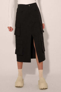 Practically Perfect Cargo Midi Pencil Skirt - ShopPromesa