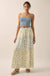 Sunny Meadow Floral Gauze Tiered Ruffle Maxi Skirt - ShopPromesa