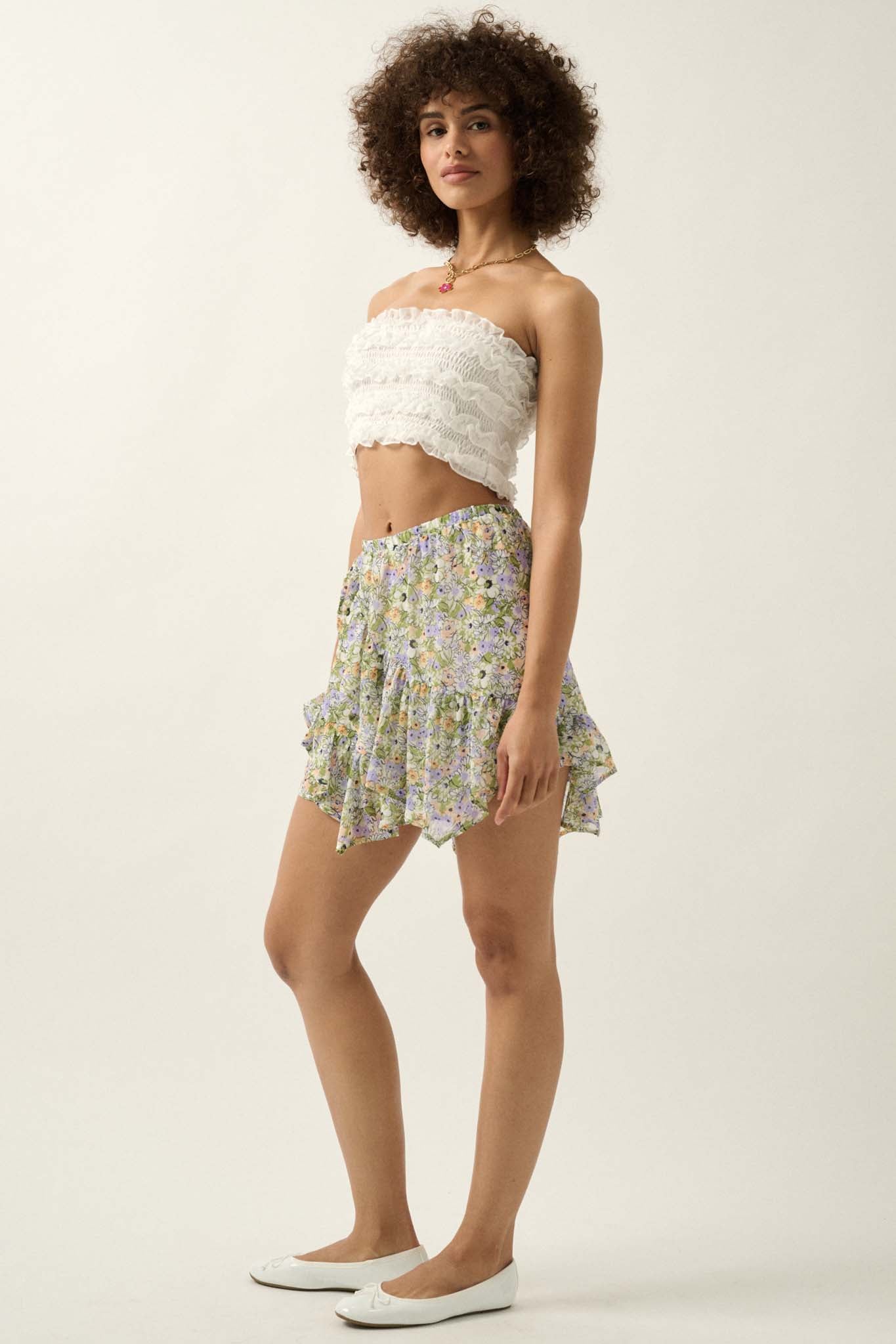 Pure Joy Smocked Ruffle Tube Top - ShopPromesa