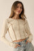 Wind Down Exposed-Seam Cropped Rib-Knit Top - ShopPromesa