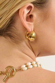 Cahuenga Sphere Huggie Earrings - ShopPromesa