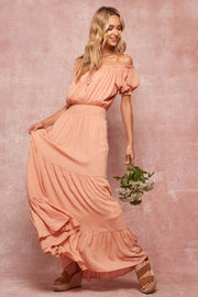 Sweet Serenade Swiss Dot Tiered Prairie Dress - ShopPromesa