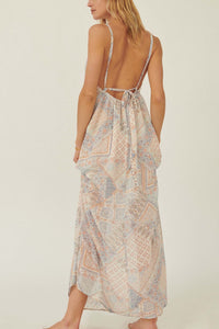 Beautiful Truth Patchwork Chiffon Maxi Dress - ShopPromesa