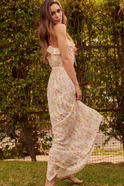 Fairy Garden Ruffled Floral Maxi Dress - ShopPromesa