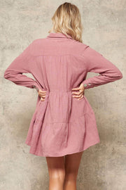 Natural Woman Cotton Babydoll Shirt Dress - ShopPromesa