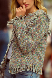 Need for Tweed Frayed Multicolor Tweed Jacket - ShopPromesa