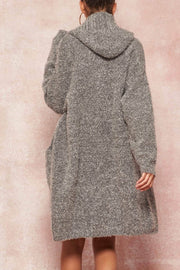 Snuggle Up Textured Knit Hooded Cardigan - ShopPromesa