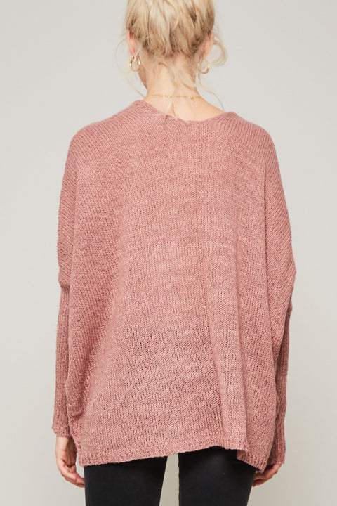 Great Expectations Oversized Pocket Sweater - ShopPromesa