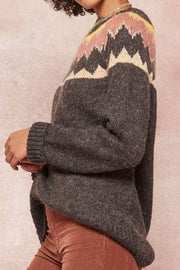 Bunny Slope Metallic Thread Alpine Sweater - ShopPromesa