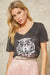 Tiger Muse Stone-Washed Vintage Graphic Tee - ShopPromesa