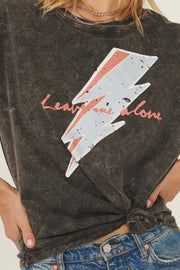 Leave Me Alone Stone-Washed Vintage Graphic Tee - ShopPromesa