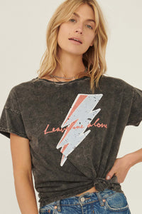 Leave Me Alone Stone-Washed Vintage Graphic Tee - ShopPromesa