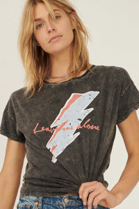 Leave Me Alone Stone-Washed Vintage Graphic Tee - ShopPromesa