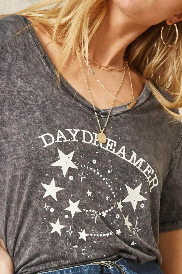Daydreamer Stone-Washed Vintage Graphic Tee - ShopPromesa
