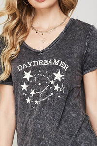 Daydreamer Stone-Washed Vintage Graphic Tee - ShopPromesa