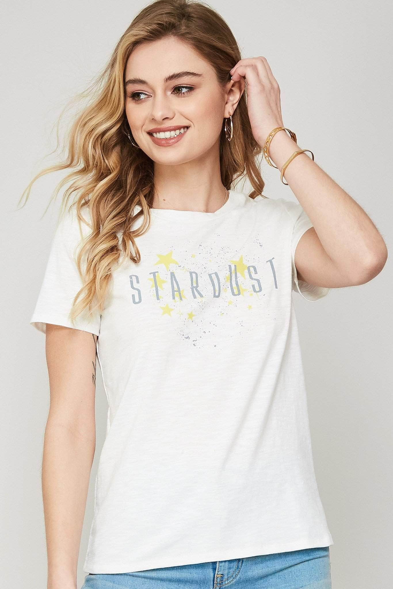 Stardust Vintage-Print Graphic Tee - ShopPromesa