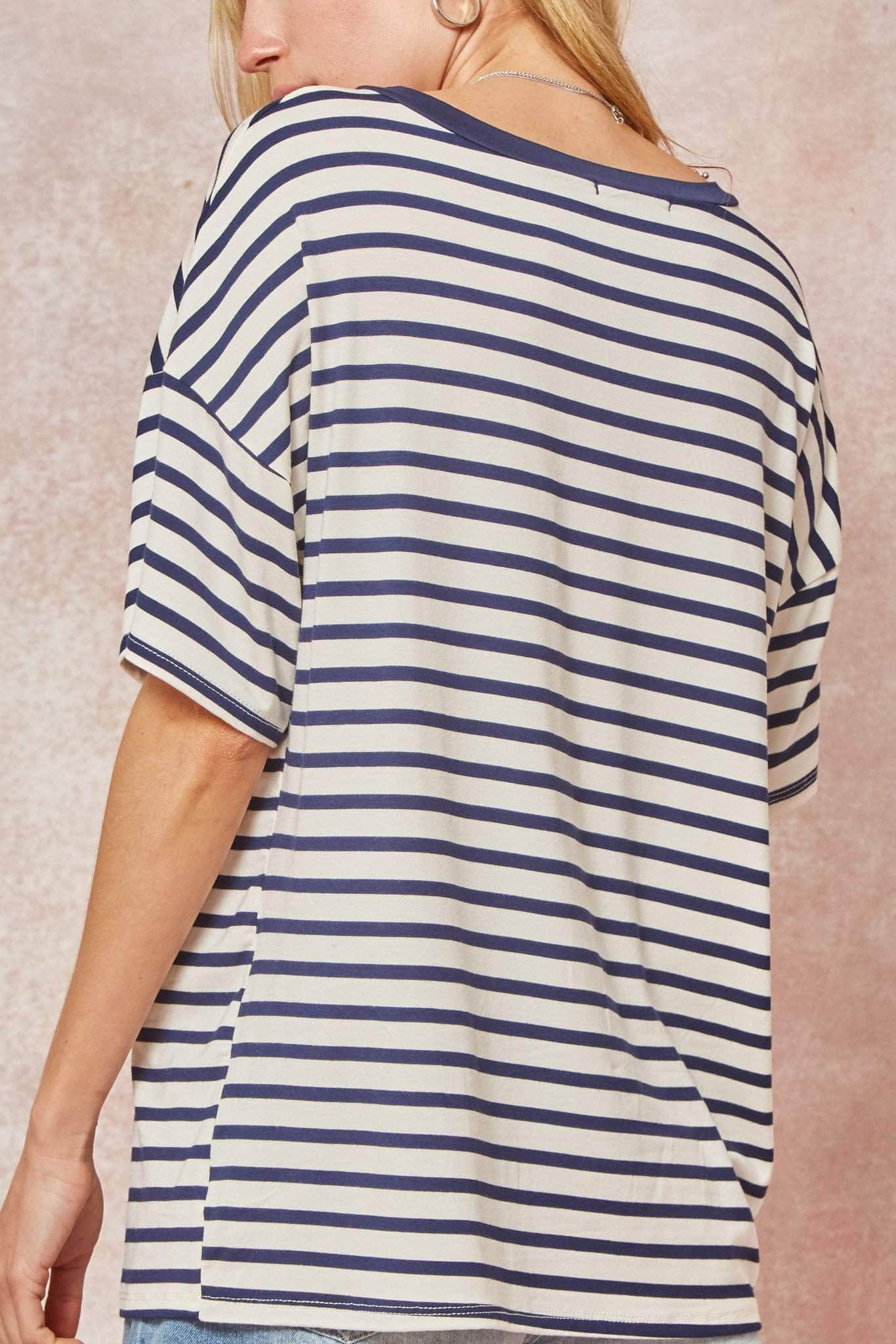 Coulda Woulda Shoulda Striped Vintage Graphic Tee - ShopPromesa