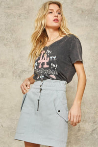 LA Hollywood Stone-Washed Graphic Tee - ShopPromesa