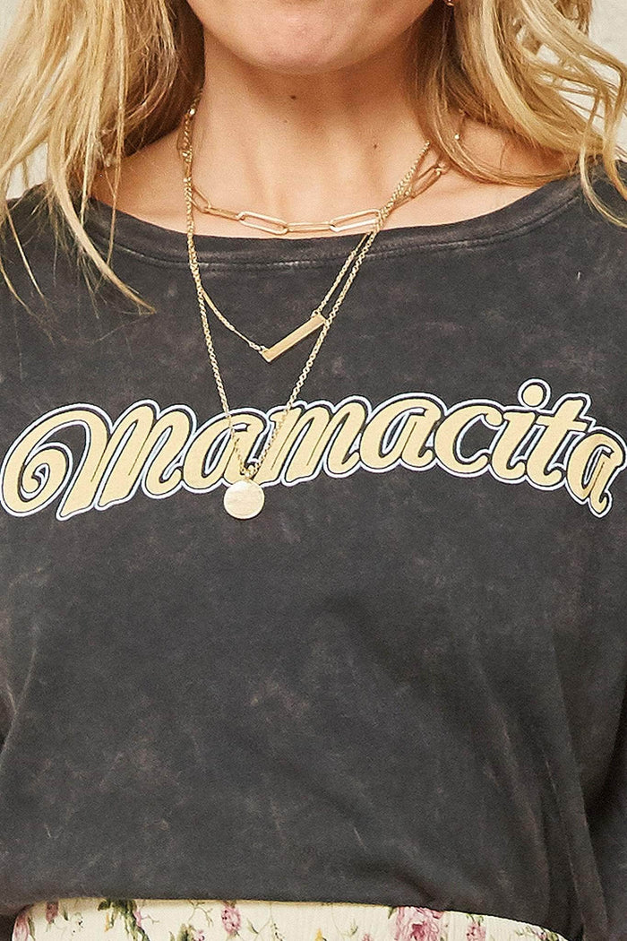 Mamacita Stone-Washed Vintage Graphic Tee - ShopPromesa