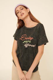 Darling You're Different Vintage Graphic Tee - ShopPromesa