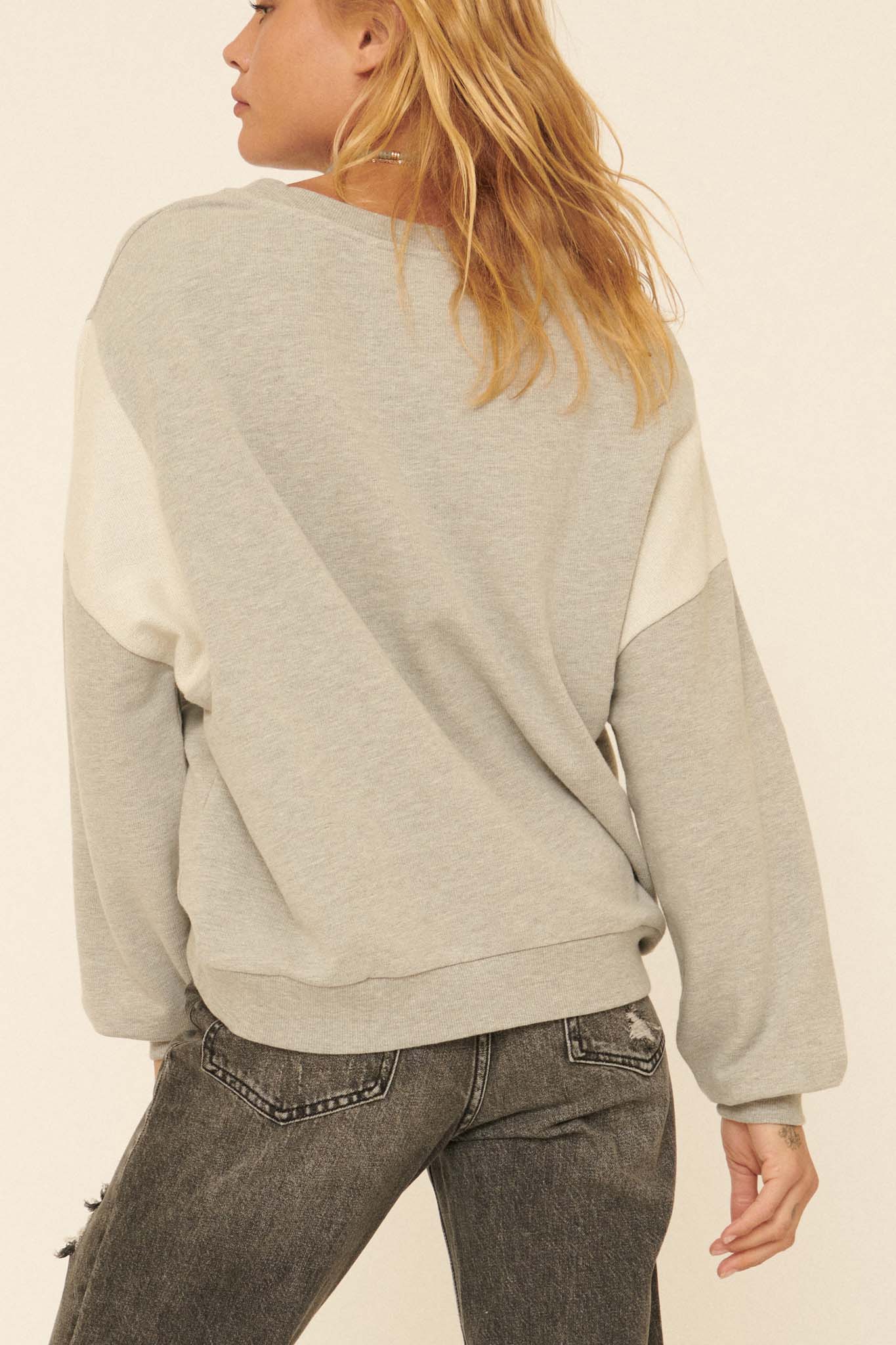 Get Moving Inside Out Detail Sweatshirt - ShopPromesa