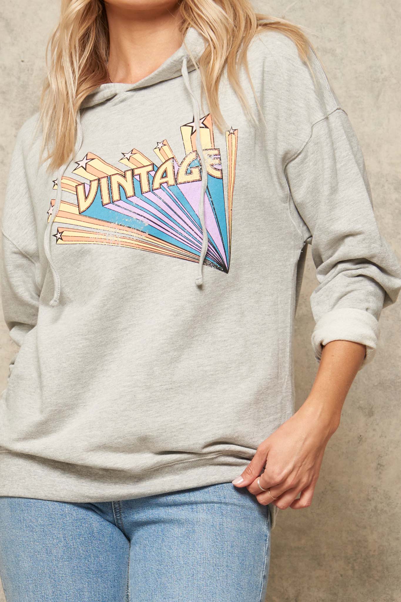 Vintage Stars Graphic Hoodie - ShopPromesa