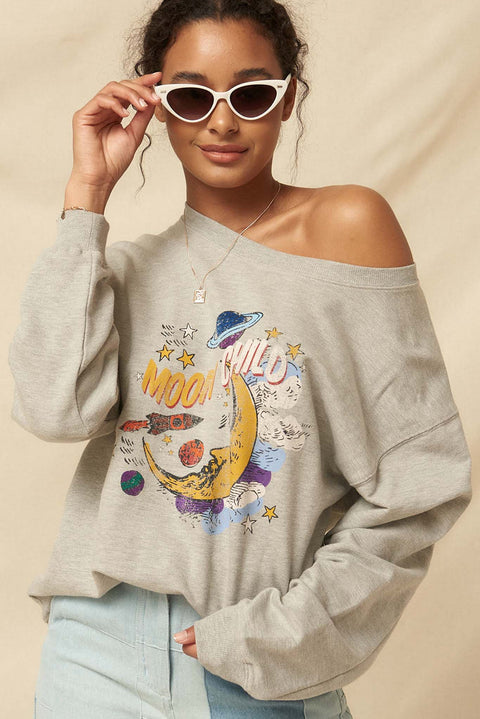 Moon Child Vintage Graphic Sweatshirt - ShopPromesa