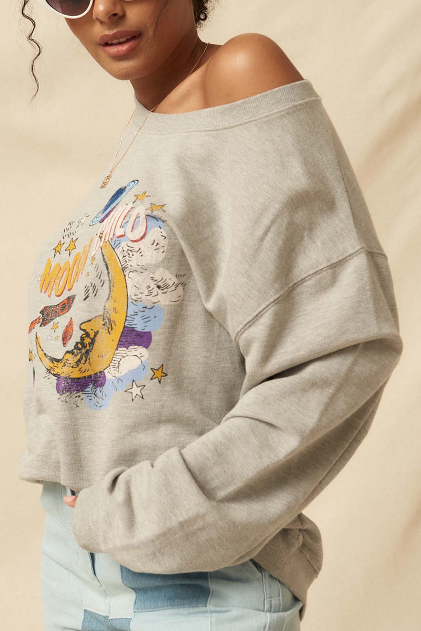 Moon Child Vintage Graphic Sweatshirt - ShopPromesa