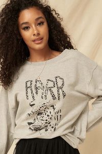 RARR Leopard Vintage Graphic Sweatshirt - ShopPromesa