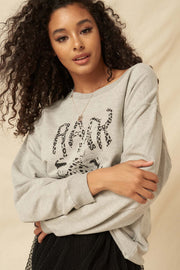 RARR Leopard Vintage Graphic Sweatshirt - ShopPromesa