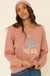 Bon Voyage Garment-Dyed Graphic Sweatshirt - ShopPromesa